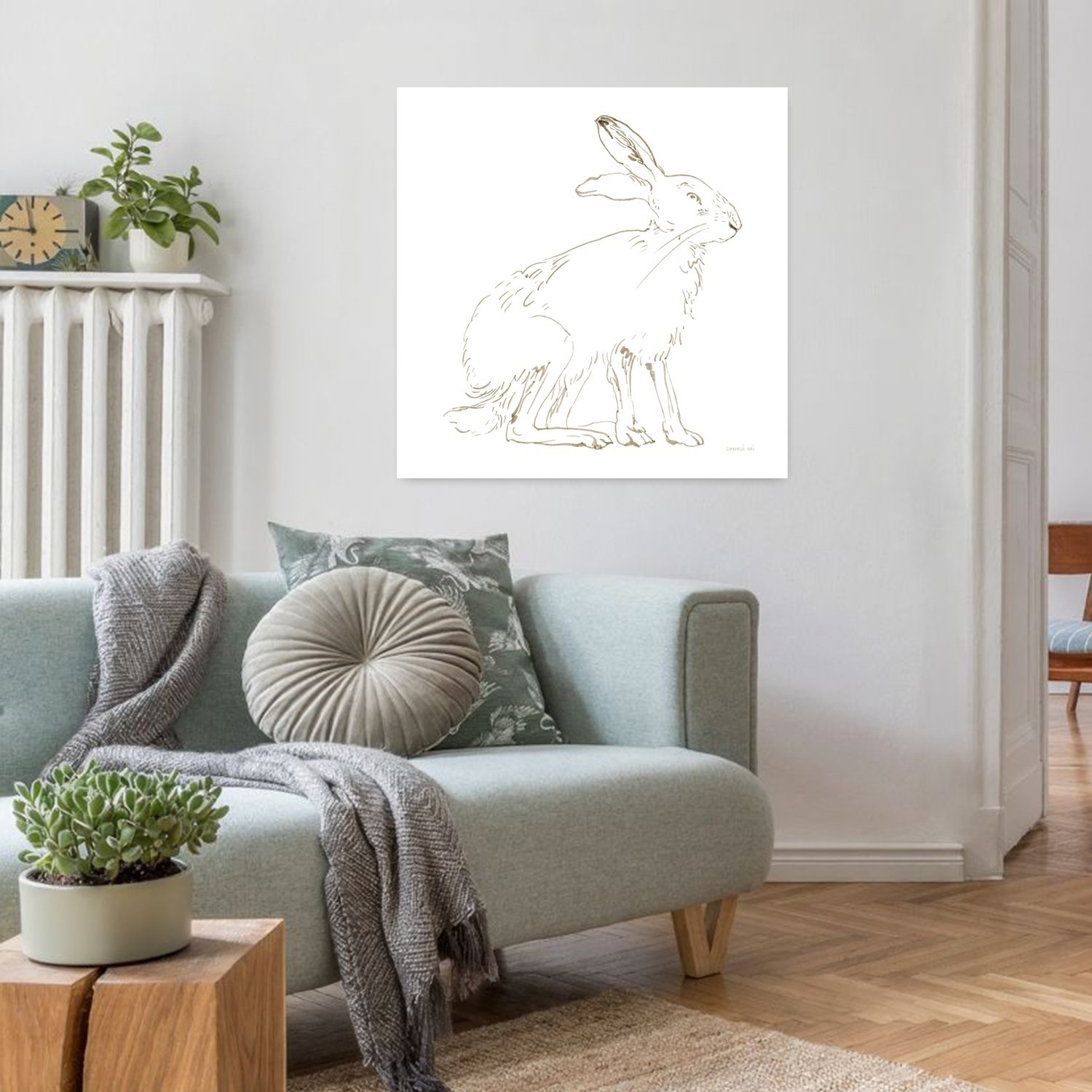 One Allium Way Country Hare Contemporary Rabbit Forest Art - Wayfair Canada