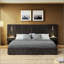 Structure de lit tapissier grand avec tissu chenille-1335209932-1335209933