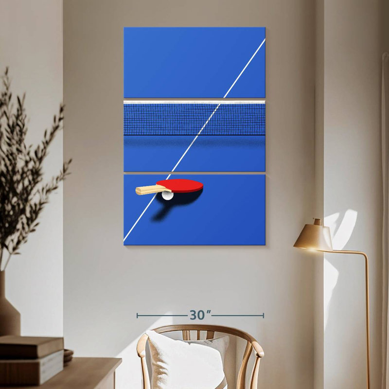 Sireci Pingpong, 65" H x 42" W