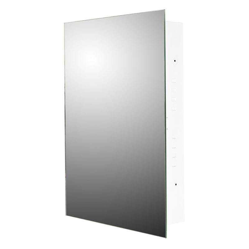 Armoire à pharmacie sans cadre avec miroir Akikazu, 16 po x 30 po, Plafonnier encastré