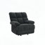 Fauteuil inclinable manuel berçant avec revêtement Nubby et accoudoirs moelleux, sans pivot-1399892118