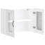 Kitchen Wall Cabinet With Glass Door Kalmar Engineered Wood-64069118-64069115