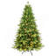 Arbre de Noël illuminé 5 pi avec 250 lumières à DEL blanc chaud, arbre à charnières réaliste en PE + PVC avec support en métal, 850 extrémités, arbre de Noël artificiel pour la décoration des Fêtes-2007166469