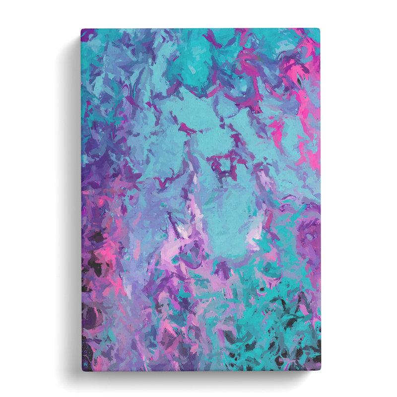 I Feel Love Abstract - Wrapped Canvas Painting, 50cm H x 35cm W x 3cm D