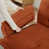 Chenille orange sélectionné
