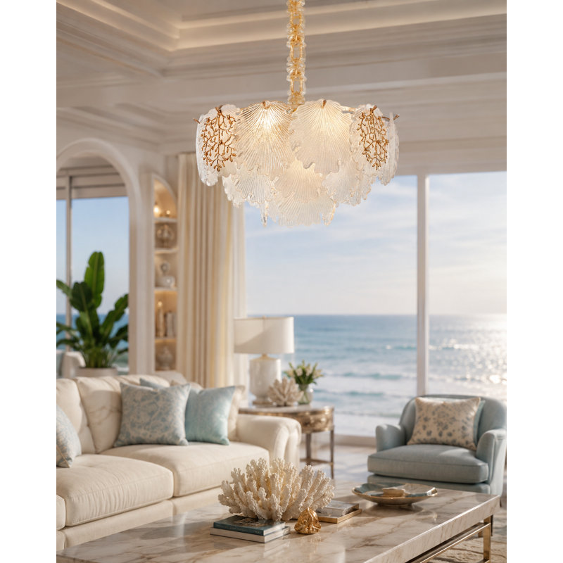 Almara 7-Light Clear Chandelier