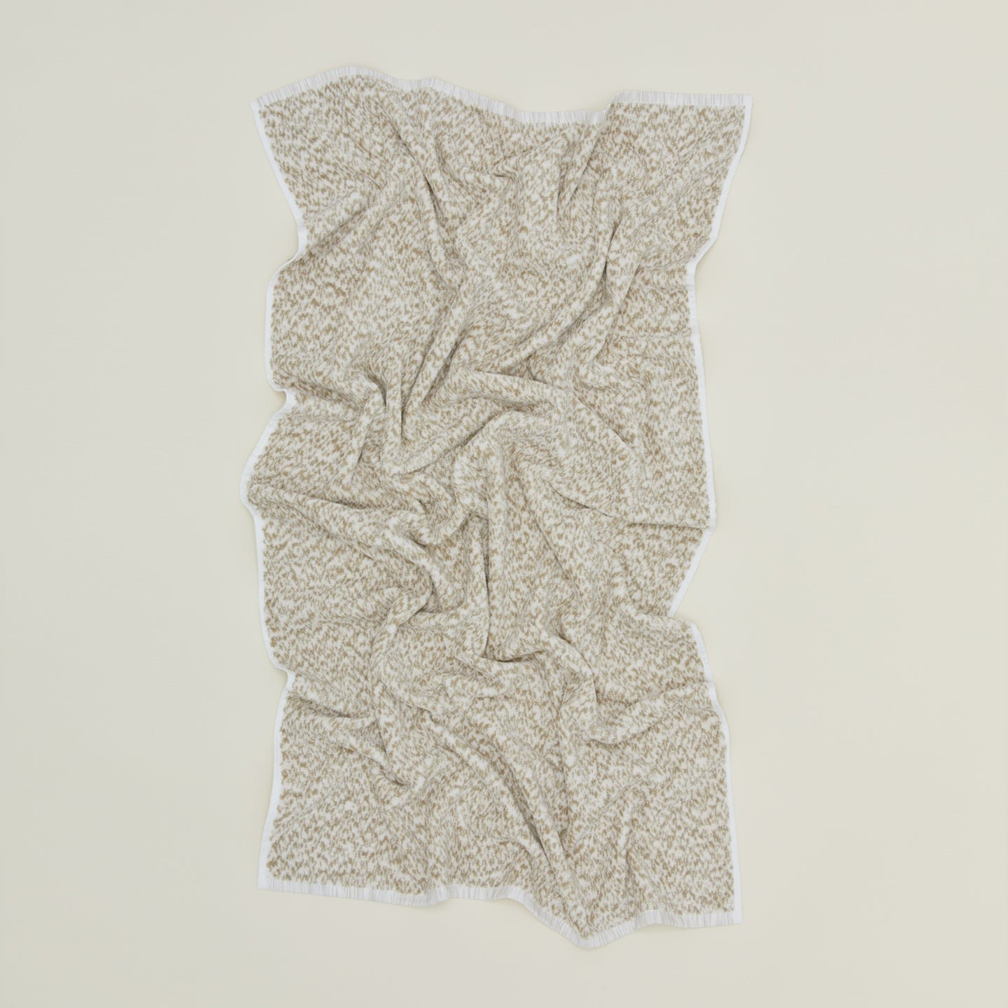 Cotton Terrycloth Towel, Ivory/Flax, Hand Towel - 1 Pack