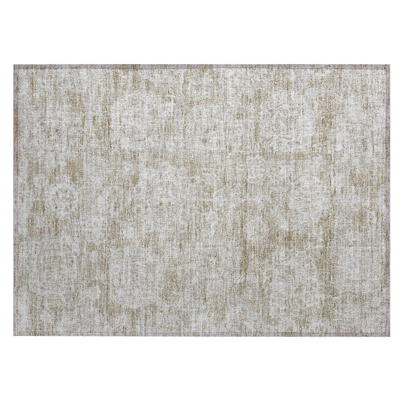 Floral Indoor / Outdoor Rug, Rectangle 1'8" x 2'6"