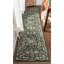 Tapis vert floral rétro Dazzle-329568201