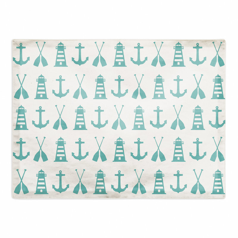 Napperon Nautical, Bleu sarcelle