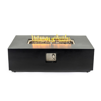 Concrete Propane Gas Fire Pit Table