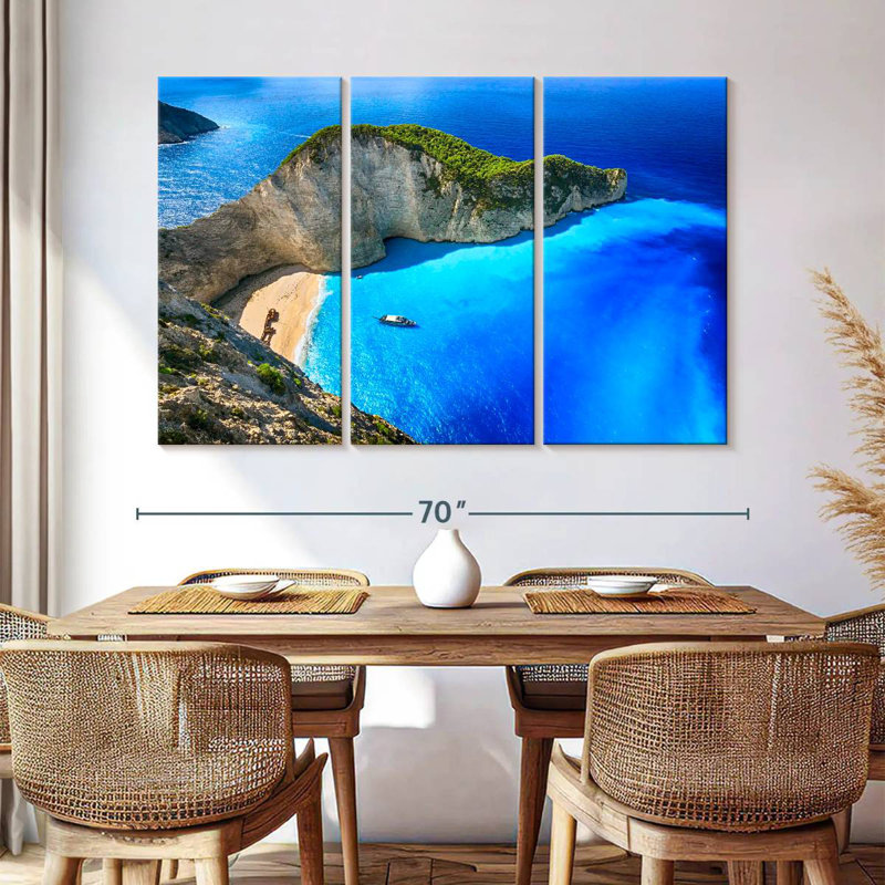 Navagio Gillard, Grèce, H 20 po x l 33 po