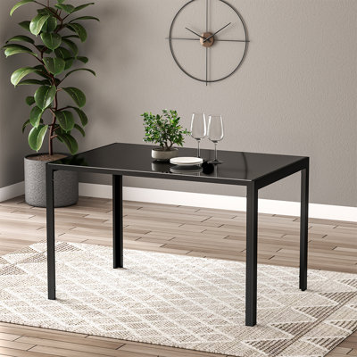 Etzel Glass Top Dining Table