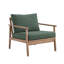 Fauteuil club en bois d'acacia massif Lyon-1042622355