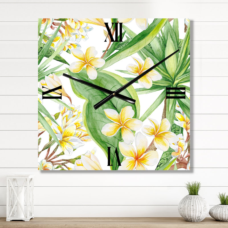 Horloge murale Tropical, Moyen