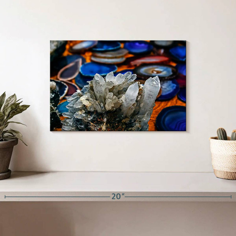 Alvord Mineral Crystals, 8" H x 12" W