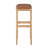 Upholstered Wood Saddle Stool - Set of 2-525930800