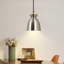 Luminaire suspendu de cuisine moderne en nickel à 1 lumière Gilbahar