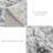 Modern Abstract Non Slip Washable Area Rug(Grey)-286205920