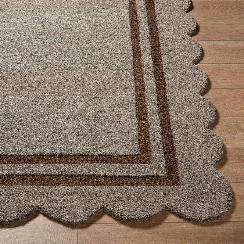 Orville Hand Tufted Area Rug, Rectangle 3'6" x 5'6"