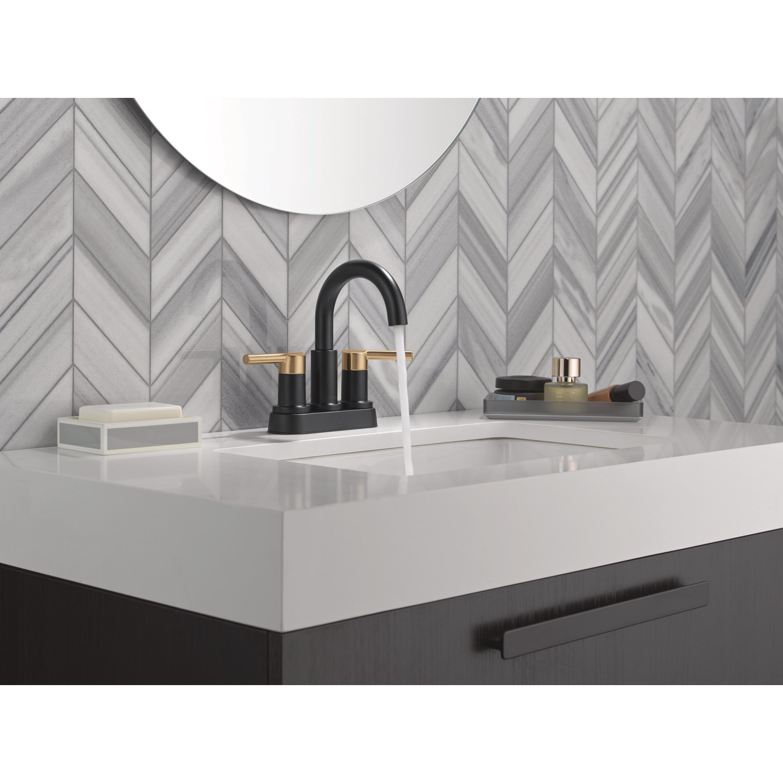 Nicoli 4" Centerset Bathroom Faucet