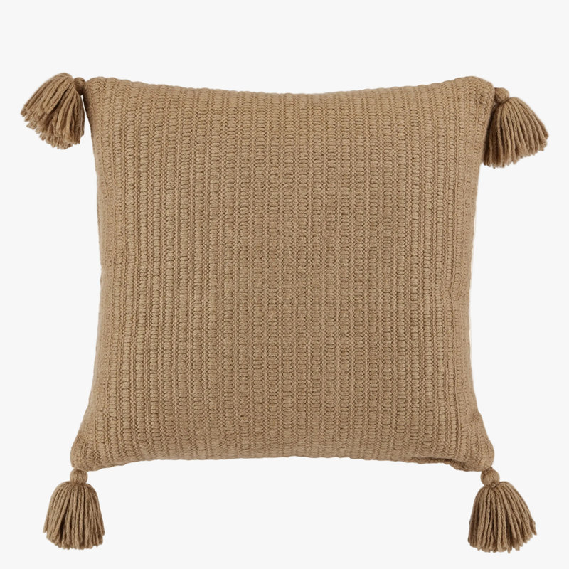 Indigo Seas Samaya Pillow Cover & Insert, Khaki