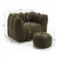 Fauteuil à billes en chenille super confortable avec poignée et accoudoirs, parfait pour la détente et la mobilité-1242332784