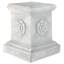 English Rosette Garden Large Plinth Pedestal