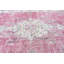 Tapis turc surdimensionné fait à la main de couleur mauve vif idéal pour ajouter une touche rétro à votre salon ou chambre à coucher