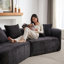 Canapé modulaire surdimensionné et rembourré Modern-593031477-593031479