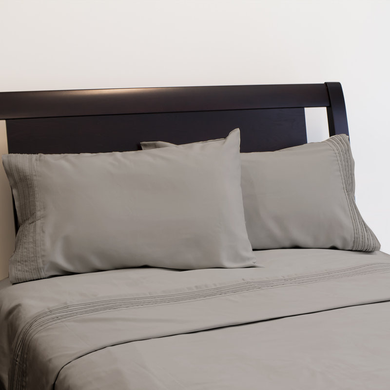  1000 Thread Count Sheet Set, Gray, Queen
