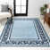 Shannon French Border Blue/Navy Rug