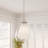 Vivienne 1-Light Brushed Nickel Mini Pendant Light
