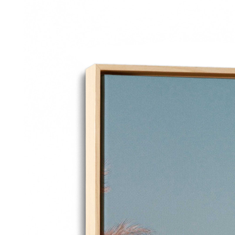 Impression sur toile Timeless Tropical Escape, H 36,75 po x l 24,75 po x P 1,75 po, Cadre américain en érable flottant