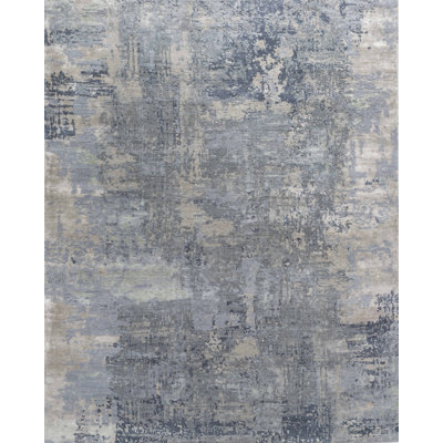 Contemporary One-of-a-Kind Hand Knotted Area Rug