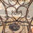 43in. Basilica Rectangular Mosaic Iron Table-678122948