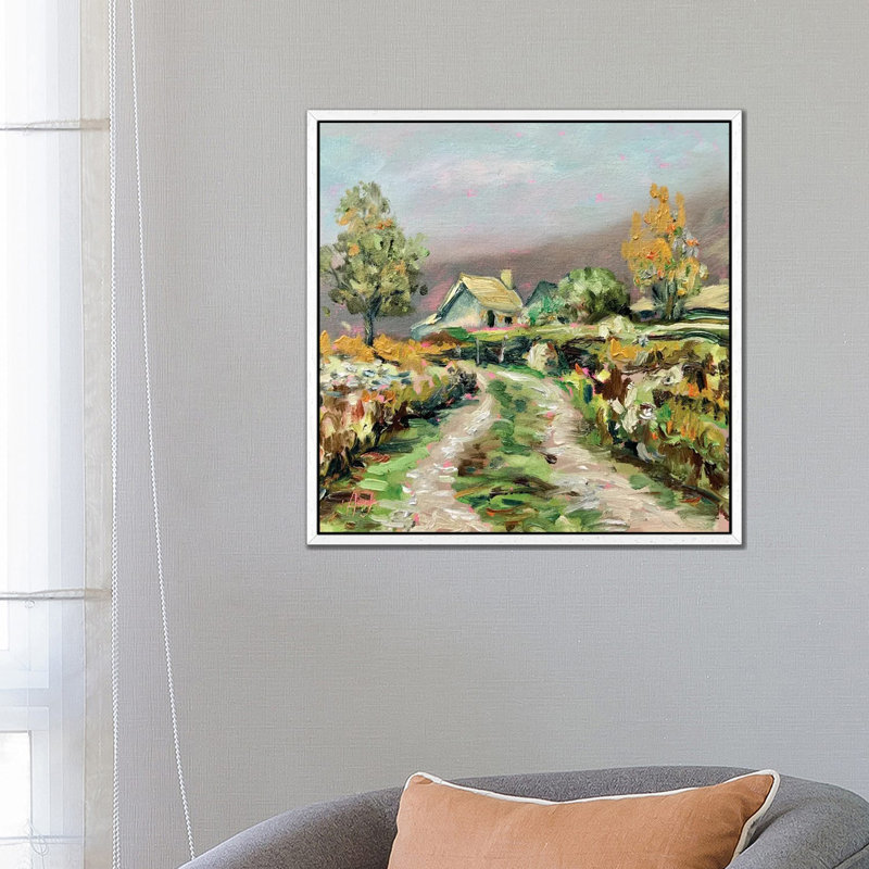 Fall In Ireland 1 Piece Wall Art on Canvas, 66.04 cm H x 66.04 cm W, White Floater Frame