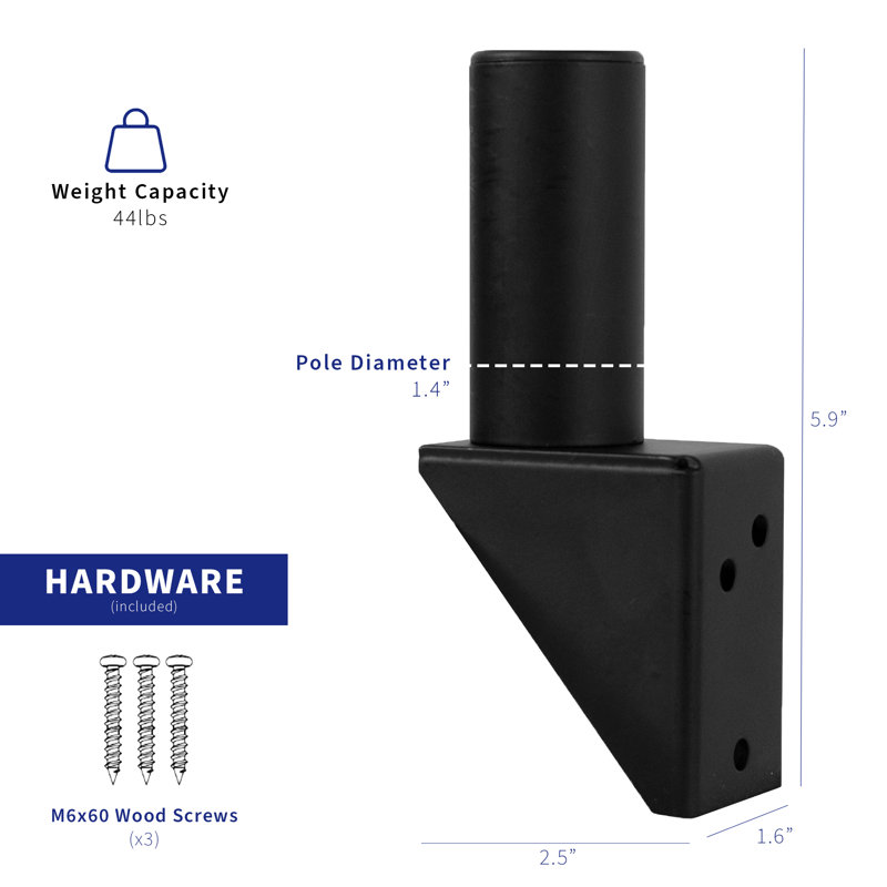 Support de moniteur pour fixation murale