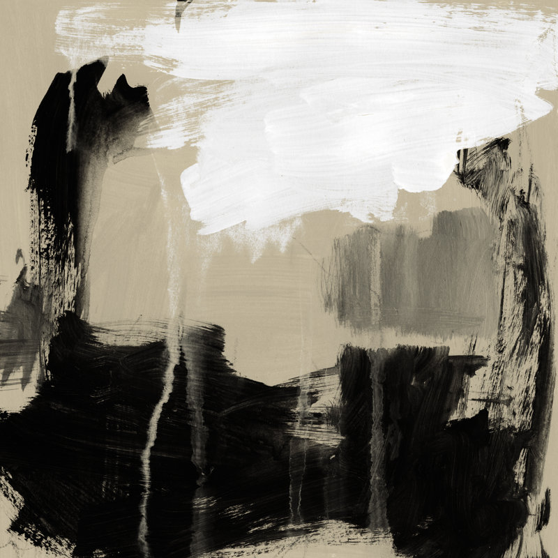 Onyx Equilibrium I by Victoria Barnes - Wrapped Canvas Print, 30 cm H x 30 cm W