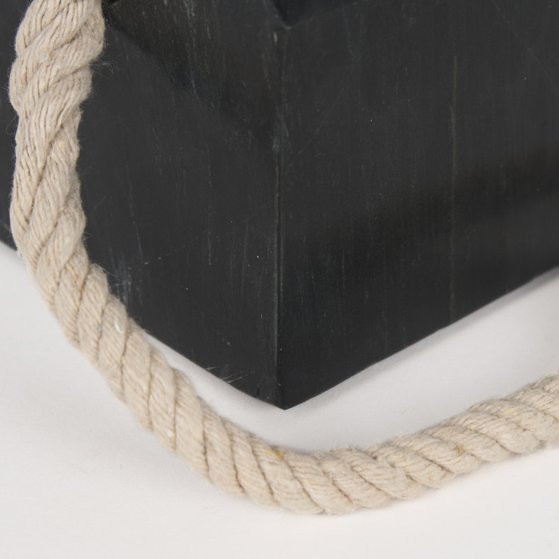 Aadrith Marble/Granite Weighted Floor Stop, Black