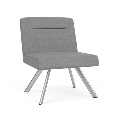 Willow Lounge Reception Armless Bariatric Chair Steel Legs
