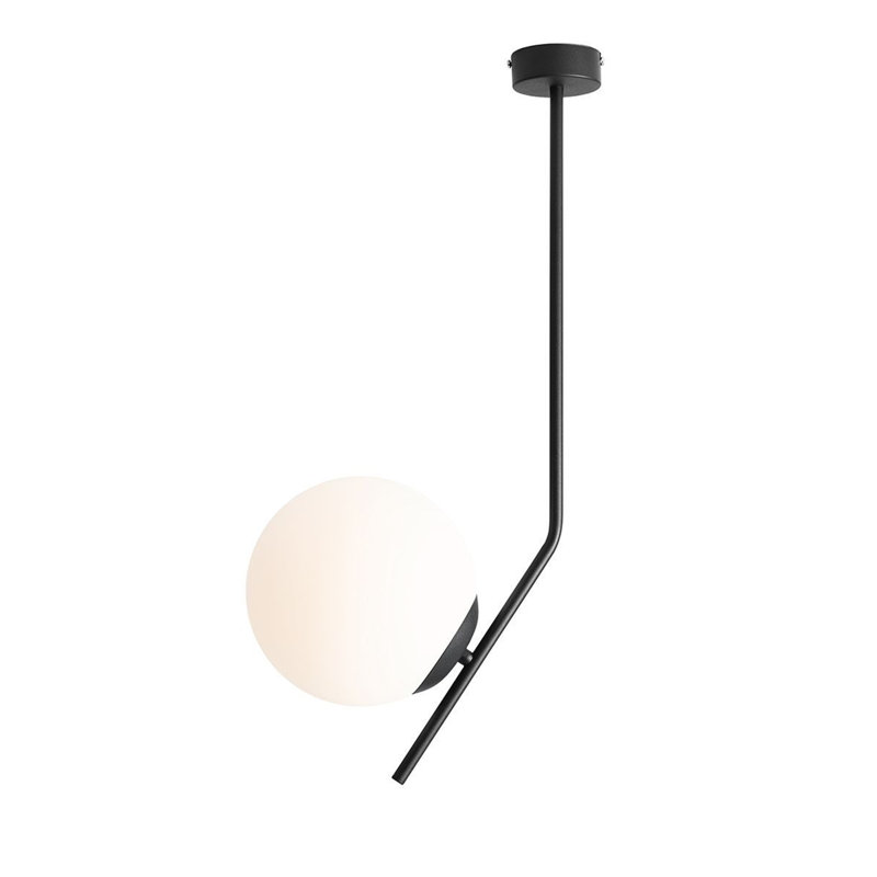 Pryor Ceiling Lamp, 64cm H x 28cm W x 20cm D, Black