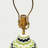 Handcrafted Chevron Bone & Resin Inlay Table Lamp Base