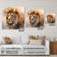 Tayvonne - lion, art mural acrylique-101500543
