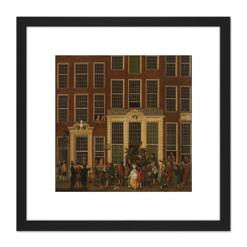 Bookshop Lottery Agency Jan De Groot by Ouwater - Single Picture Frame Painting