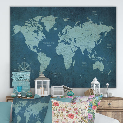 " Slate World Map II "