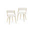 Atascadero 49cm H Tufted Velvet Upholstered Upholstered Back Side Chair-2110715932