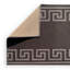 Tapis touffeté à motif géométrique gris foncé / blanc Shadow-1591965577