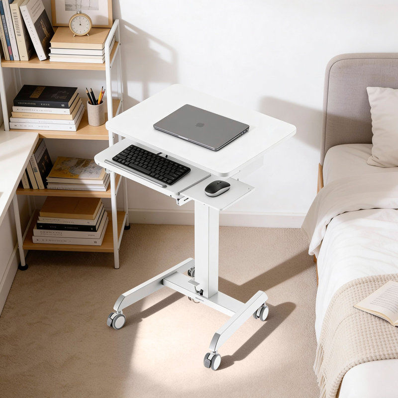 Laptop Cart with Pull-Out Keyboard Tray