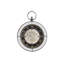 Horloge, horloge murale ronde 18 po, brun, miroir, transitionnel